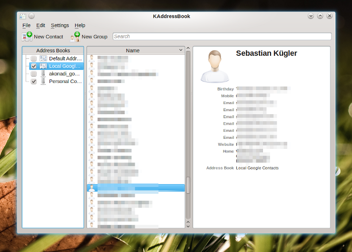 KAddressBook is already available in its Akonadi incarnation